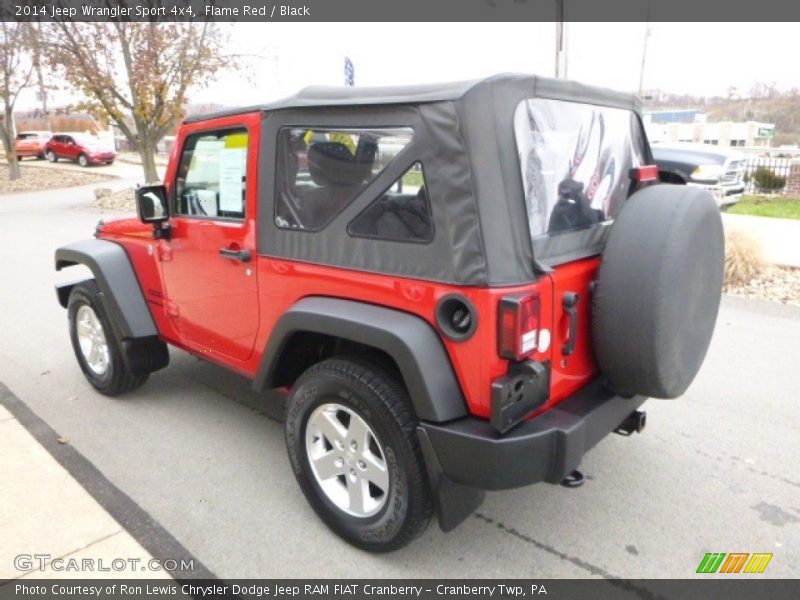 Flame Red / Black 2014 Jeep Wrangler Sport 4x4