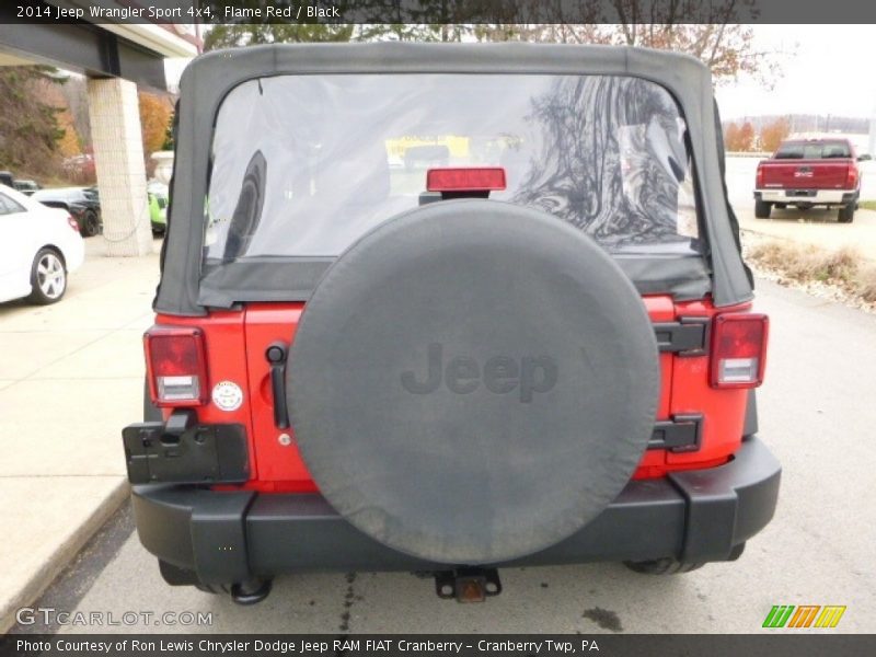 Flame Red / Black 2014 Jeep Wrangler Sport 4x4