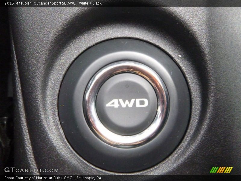 White / Black 2015 Mitsubishi Outlander Sport SE AWC