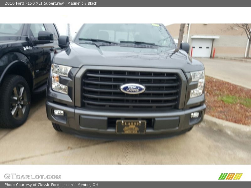 Magnetic / Black 2016 Ford F150 XLT SuperCrew