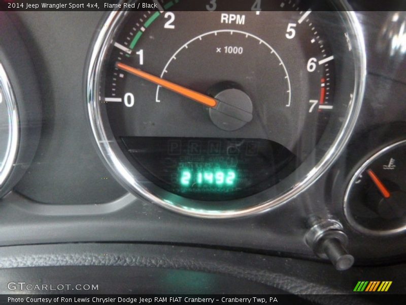 Flame Red / Black 2014 Jeep Wrangler Sport 4x4