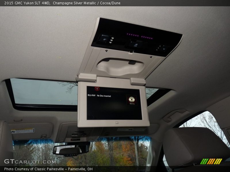 Champagne Silver Metallic / Cocoa/Dune 2015 GMC Yukon SLT 4WD