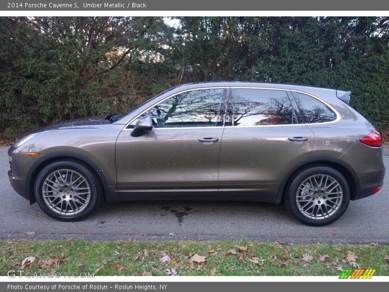 Umber Metallic / Black 2014 Porsche Cayenne S