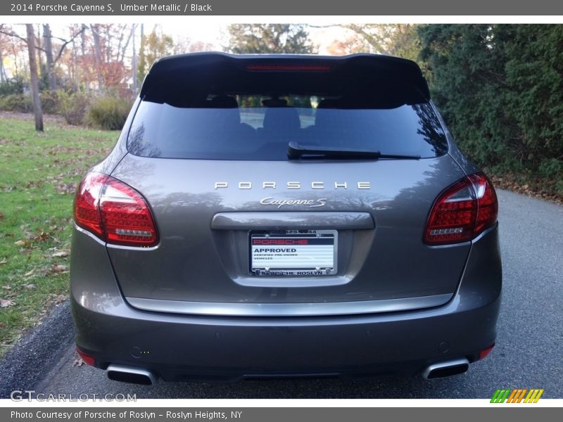 Umber Metallic / Black 2014 Porsche Cayenne S