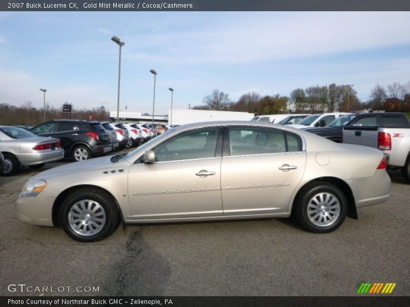 Gold Mist Metallic / Cocoa/Cashmere 2007 Buick Lucerne CX