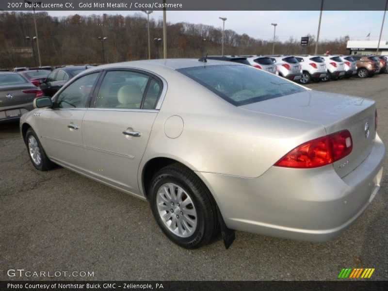 Gold Mist Metallic / Cocoa/Cashmere 2007 Buick Lucerne CX