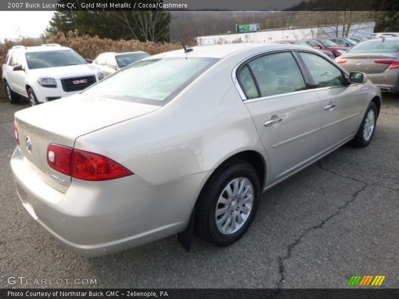 Gold Mist Metallic / Cocoa/Cashmere 2007 Buick Lucerne CX