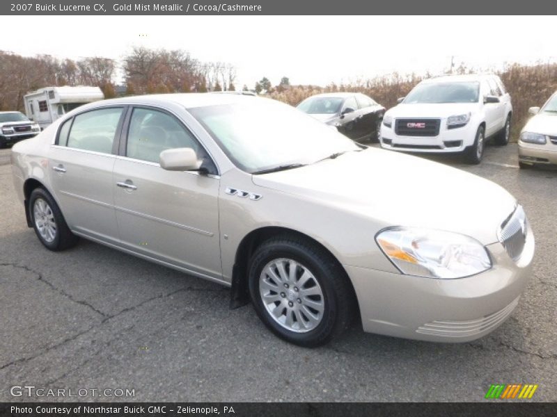 Gold Mist Metallic / Cocoa/Cashmere 2007 Buick Lucerne CX