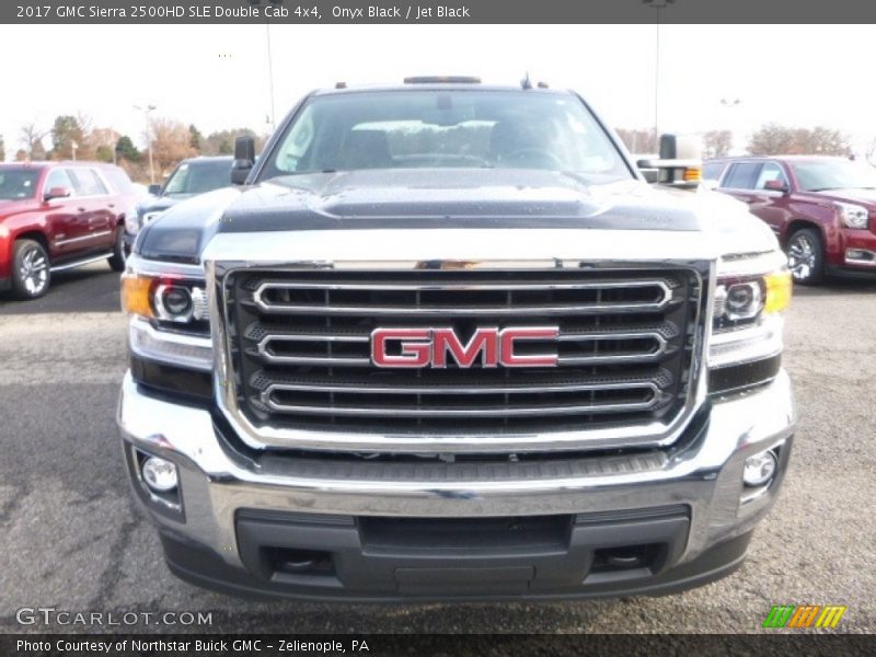 Onyx Black / Jet Black 2017 GMC Sierra 2500HD SLE Double Cab 4x4
