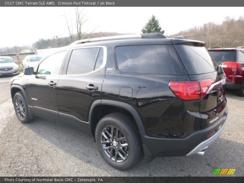 Crimson Red Tintcoat / Jet Black 2017 GMC Terrain SLE AWD