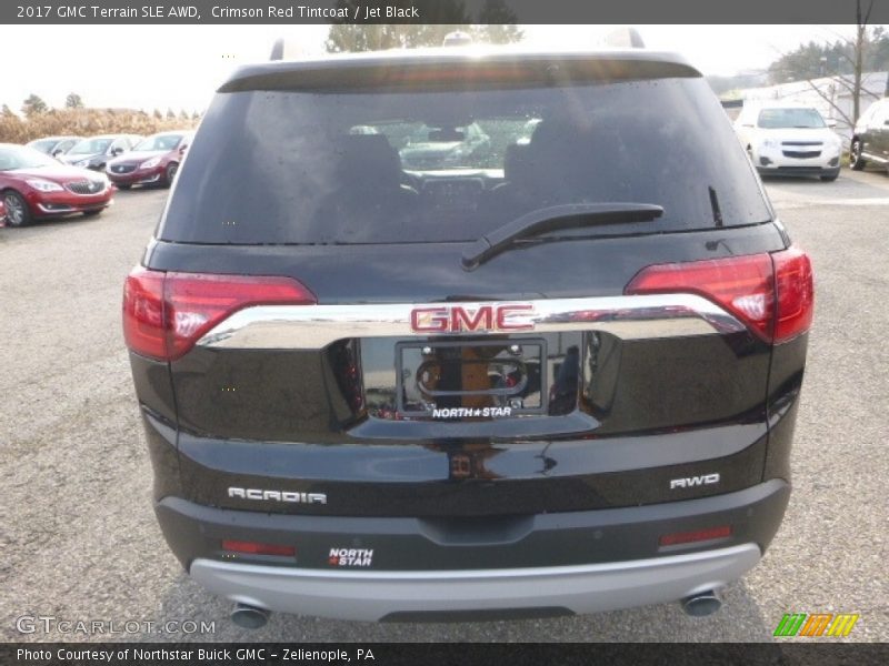 Crimson Red Tintcoat / Jet Black 2017 GMC Terrain SLE AWD