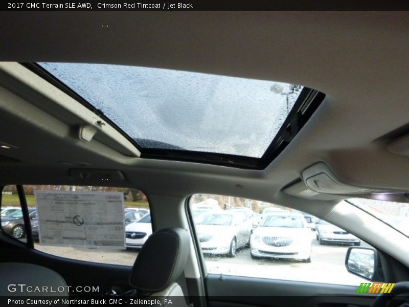 Crimson Red Tintcoat / Jet Black 2017 GMC Terrain SLE AWD