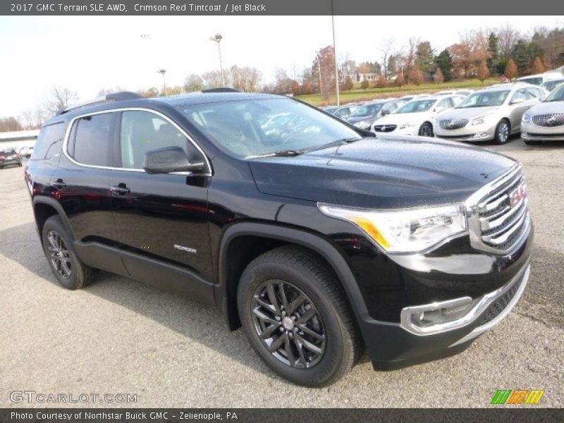 Crimson Red Tintcoat / Jet Black 2017 GMC Terrain SLE AWD