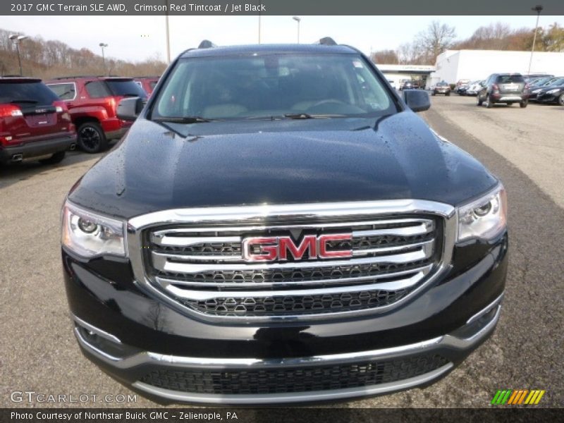 Crimson Red Tintcoat / Jet Black 2017 GMC Terrain SLE AWD