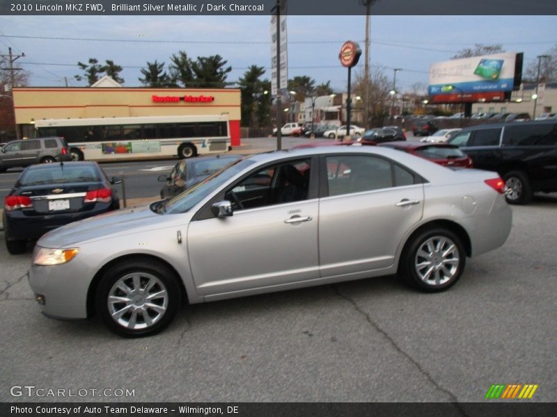 Brilliant Silver Metallic / Dark Charcoal 2010 Lincoln MKZ FWD