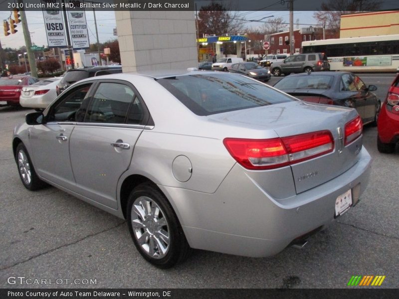 Brilliant Silver Metallic / Dark Charcoal 2010 Lincoln MKZ FWD
