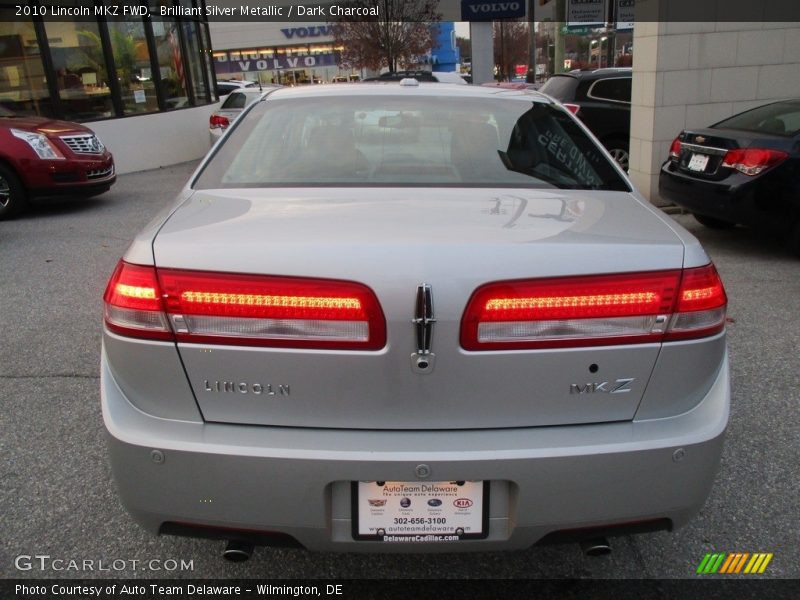Brilliant Silver Metallic / Dark Charcoal 2010 Lincoln MKZ FWD