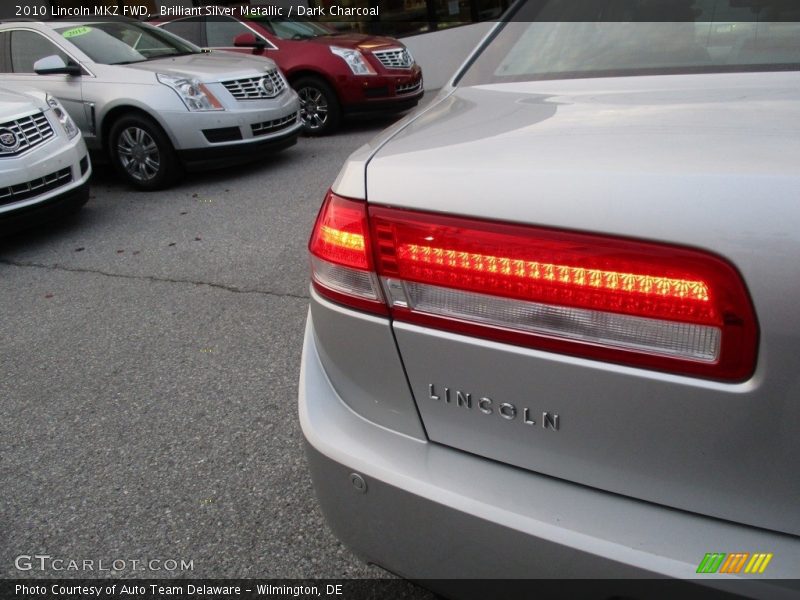 Brilliant Silver Metallic / Dark Charcoal 2010 Lincoln MKZ FWD