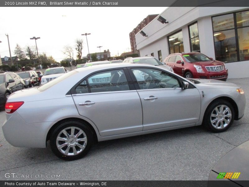 Brilliant Silver Metallic / Dark Charcoal 2010 Lincoln MKZ FWD