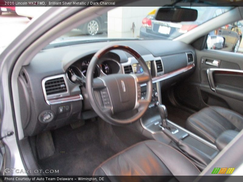 Brilliant Silver Metallic / Dark Charcoal 2010 Lincoln MKZ FWD