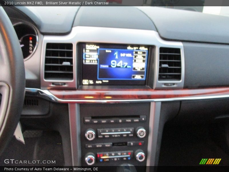 Brilliant Silver Metallic / Dark Charcoal 2010 Lincoln MKZ FWD