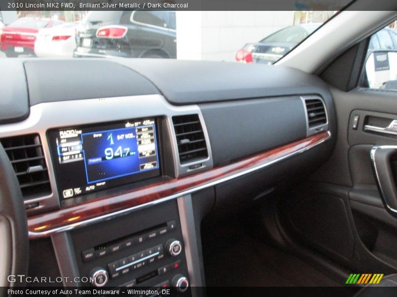 Brilliant Silver Metallic / Dark Charcoal 2010 Lincoln MKZ FWD