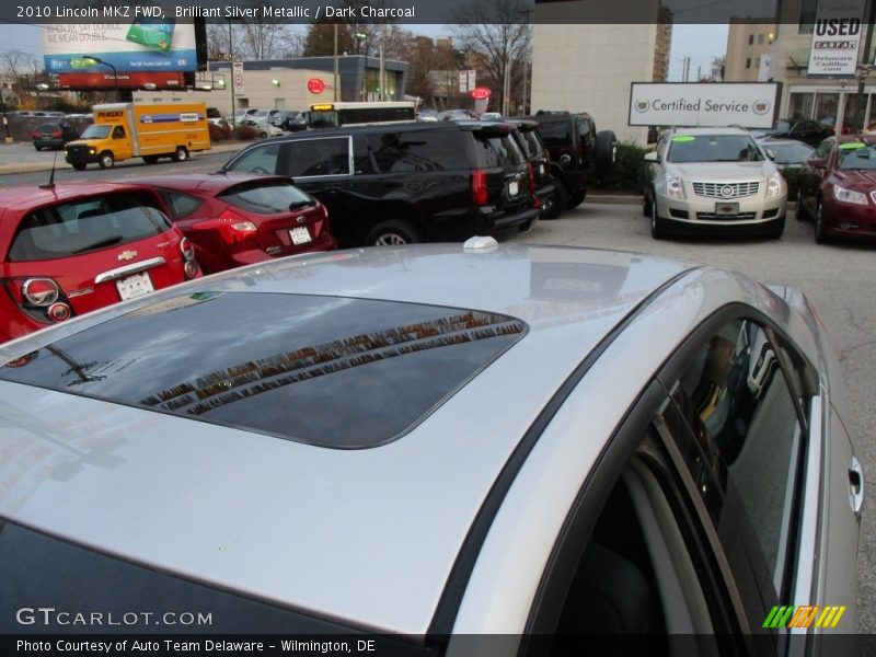 Brilliant Silver Metallic / Dark Charcoal 2010 Lincoln MKZ FWD