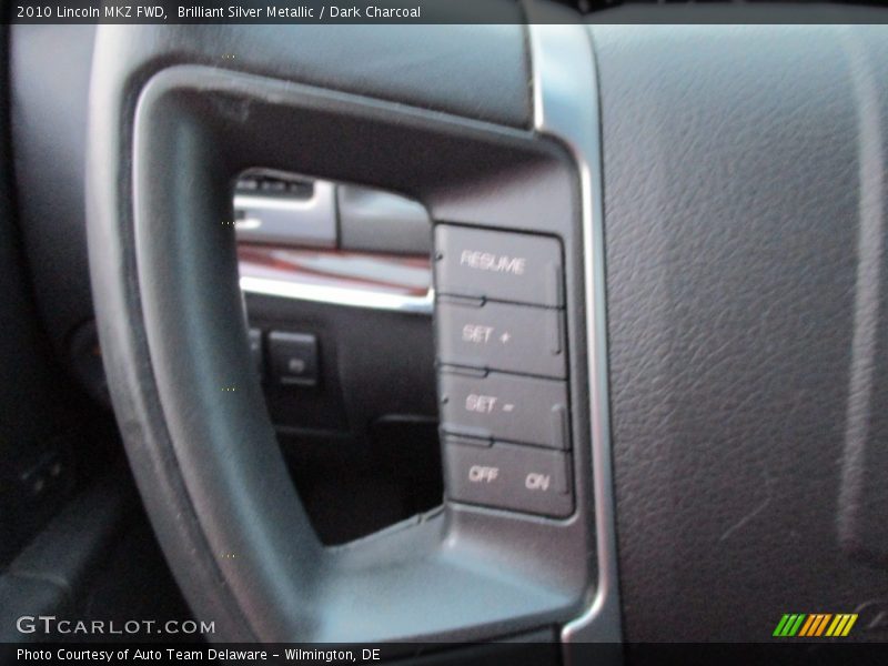 Brilliant Silver Metallic / Dark Charcoal 2010 Lincoln MKZ FWD