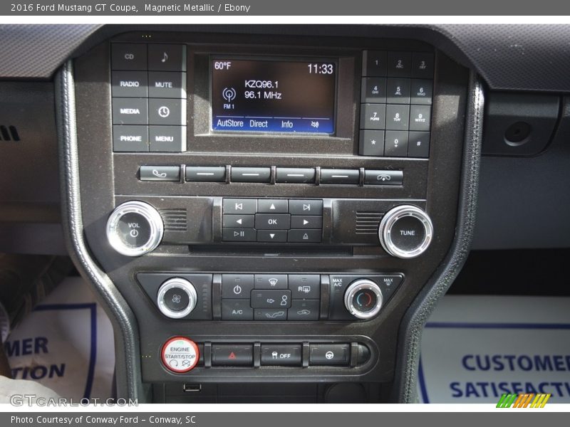 Controls of 2016 Mustang GT Coupe