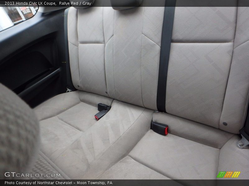 Rallye Red / Gray 2013 Honda Civic LX Coupe