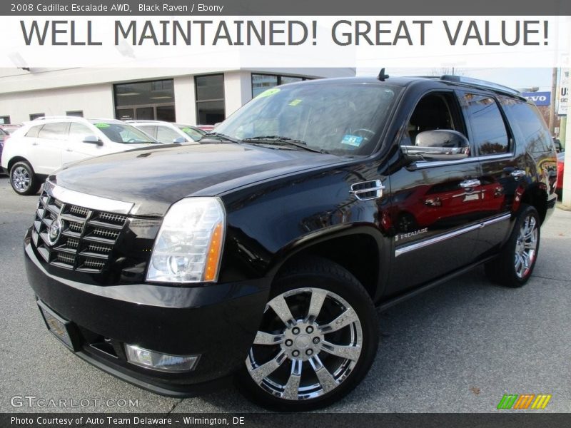 Black Raven / Ebony 2008 Cadillac Escalade AWD