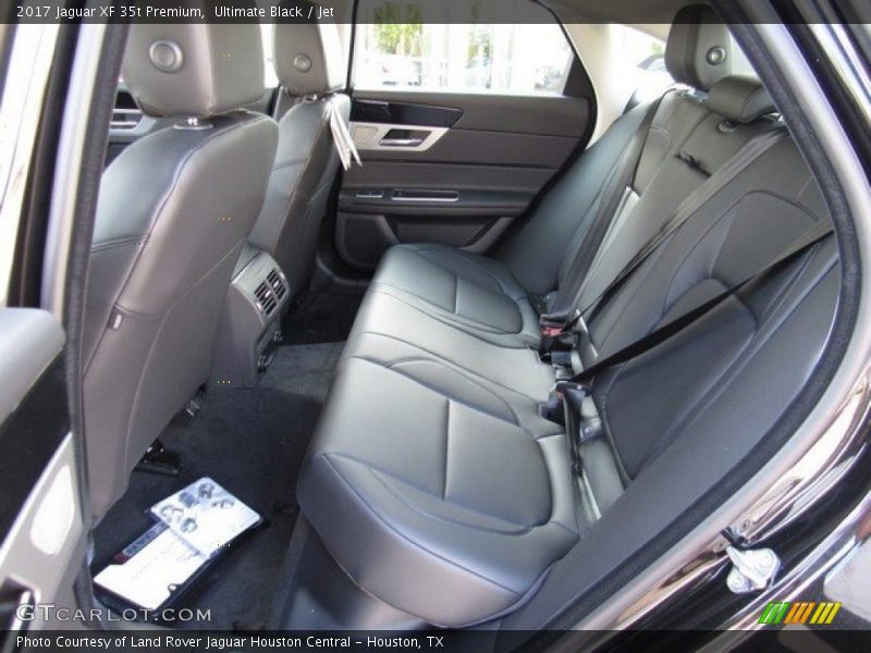 Rear Seat of 2017 XF 35t Premium