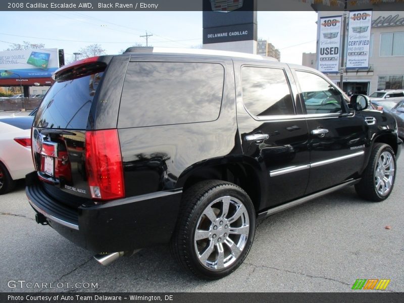Black Raven / Ebony 2008 Cadillac Escalade AWD