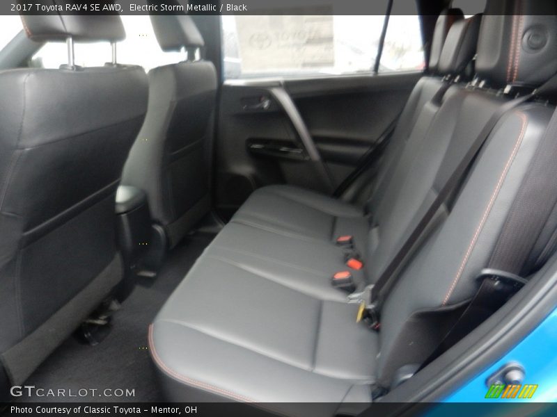 Electric Storm Metallic / Black 2017 Toyota RAV4 SE AWD