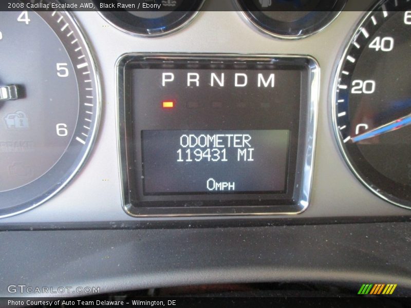 Black Raven / Ebony 2008 Cadillac Escalade AWD