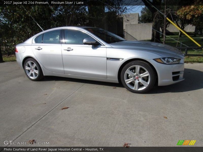 Rhodium Silver / Latte 2017 Jaguar XE 20d Premium