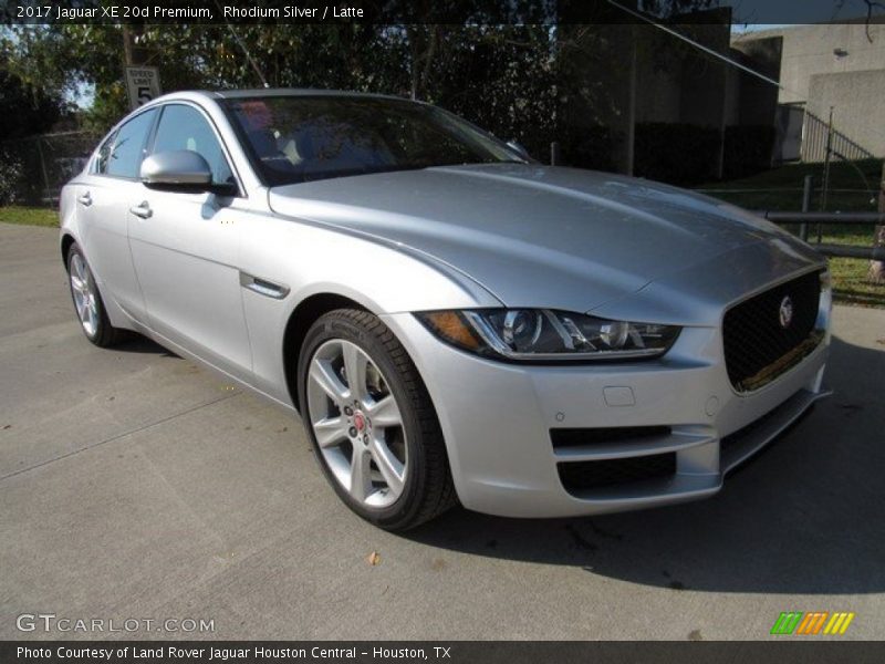 Rhodium Silver / Latte 2017 Jaguar XE 20d Premium