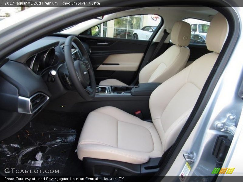 Rhodium Silver / Latte 2017 Jaguar XE 20d Premium