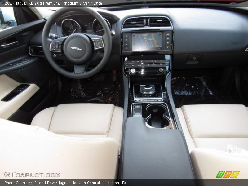 Rhodium Silver / Latte 2017 Jaguar XE 20d Premium