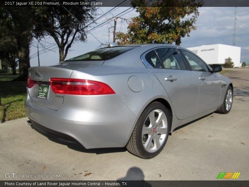 Rhodium Silver / Latte 2017 Jaguar XE 20d Premium