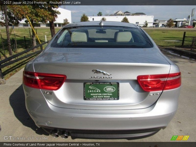 Rhodium Silver / Latte 2017 Jaguar XE 20d Premium
