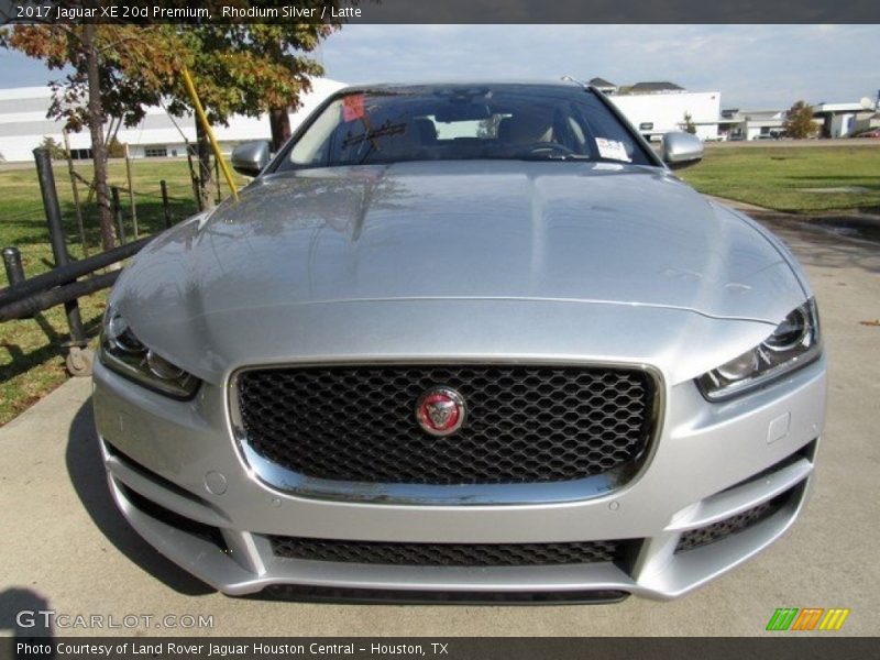 Rhodium Silver / Latte 2017 Jaguar XE 20d Premium