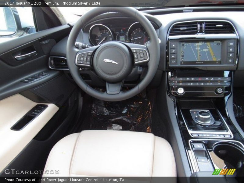 Rhodium Silver / Latte 2017 Jaguar XE 20d Premium