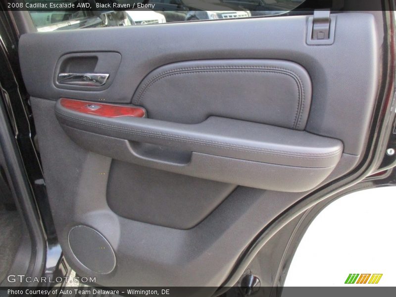 Black Raven / Ebony 2008 Cadillac Escalade AWD