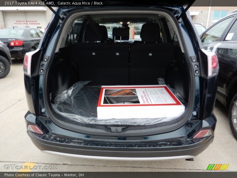 Galactic Aqua Mica / Black 2017 Toyota RAV4 XLE AWD