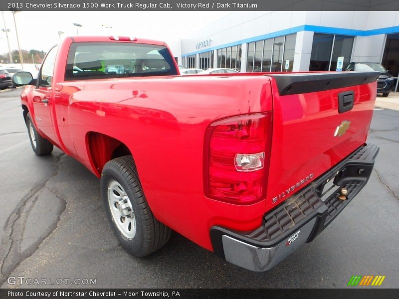 Victory Red / Dark Titanium 2013 Chevrolet Silverado 1500 Work Truck Regular Cab