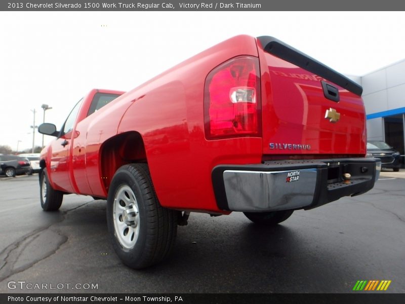 Victory Red / Dark Titanium 2013 Chevrolet Silverado 1500 Work Truck Regular Cab