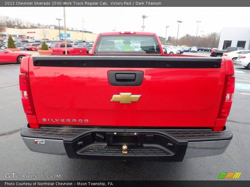 Victory Red / Dark Titanium 2013 Chevrolet Silverado 1500 Work Truck Regular Cab