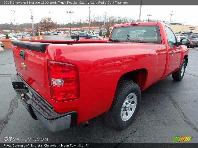 Victory Red / Dark Titanium 2013 Chevrolet Silverado 1500 Work Truck Regular Cab