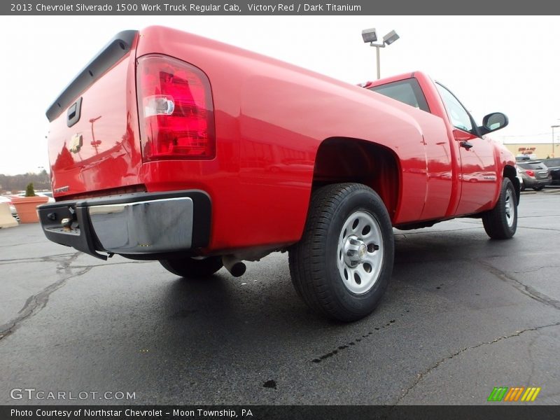 Victory Red / Dark Titanium 2013 Chevrolet Silverado 1500 Work Truck Regular Cab